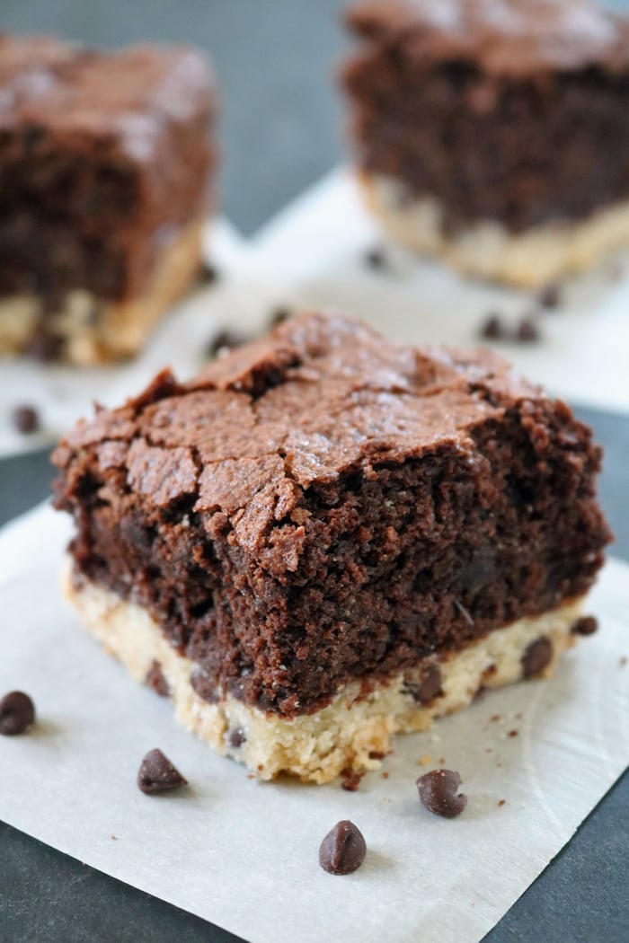 Shortbread Brownies - The Galley Gourmet